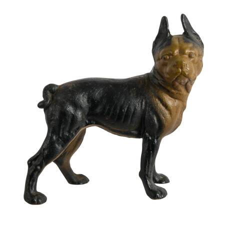 Cast Iron Boston Terrier Doorstop