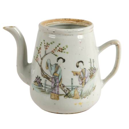 Antique Chinese Qing Dynasty Tea Pot