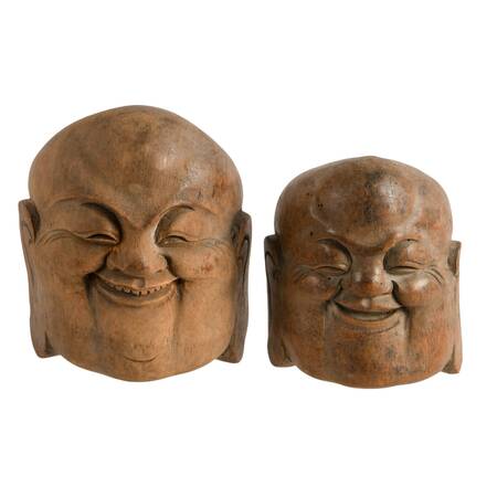 Pair of Hand-Carved Bamboo Hoteis Wall Décor