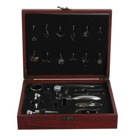 ZUIAI Red Wine Bottle Opener Set Alloy Rabbit Opener Stopper Pourer Set