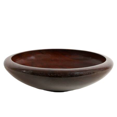 Mid-Century Large Hardwood Bowl