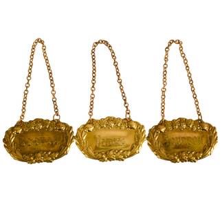 Three-Piece Liquor Tag Set