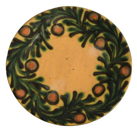 Danish Kähler Hand-Painted Ceramic Plate