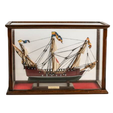 Vintage 16th Century Spanish Galleon Ship Model