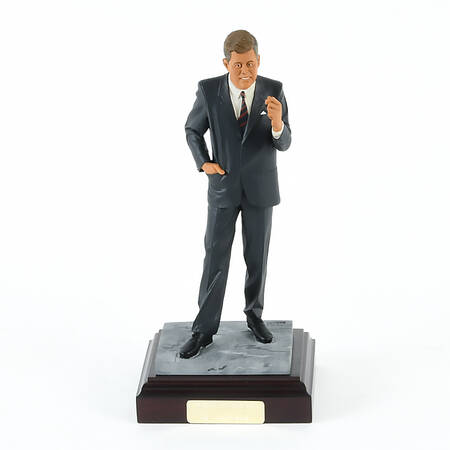 Signed G. Lowe, Endurance LTD., JFK Figure on Base