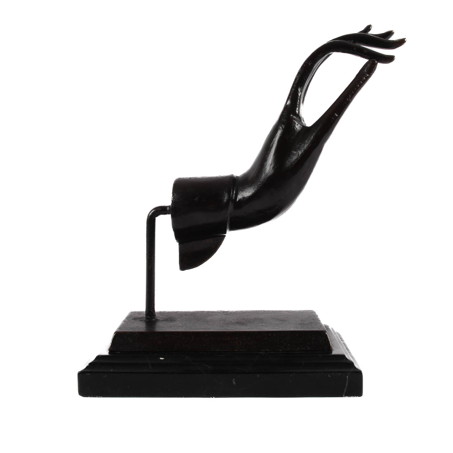 Whimsical Bronze Hand Sculpture