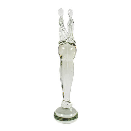 Italian Murano Glass Embracing Couple