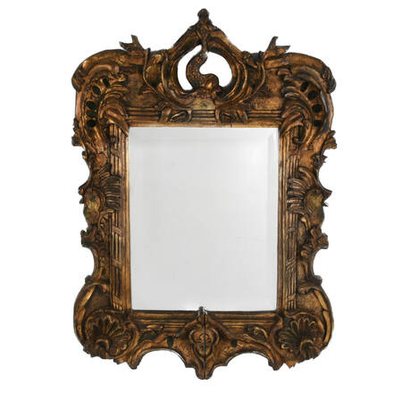 Ornate Gilded Wall Mirror