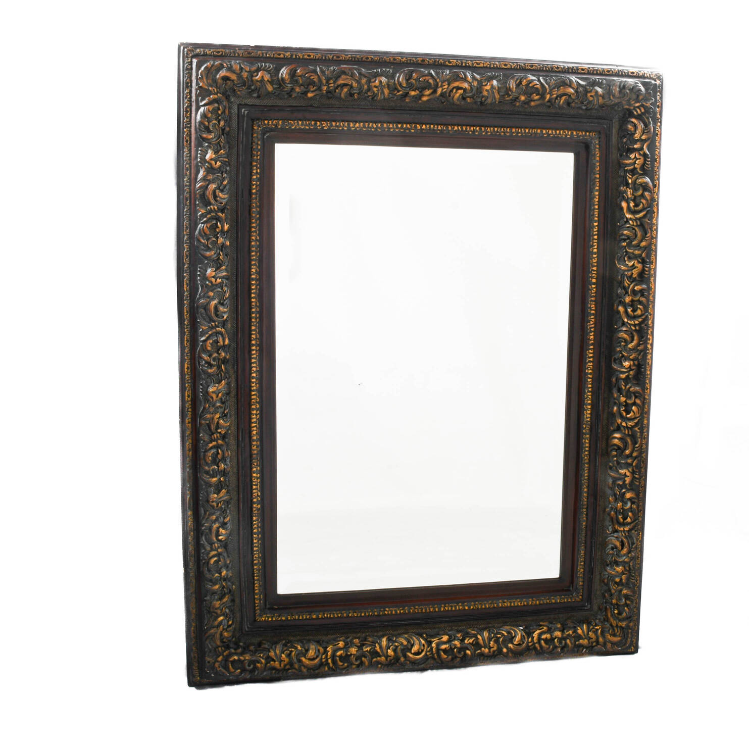 Mirror in Ornate Wood Frame