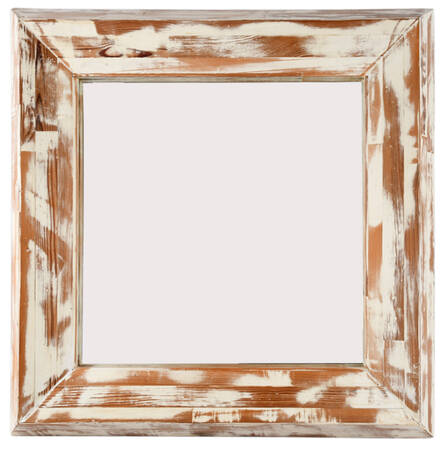 Large Shabby Chic Wood Wall Mirror