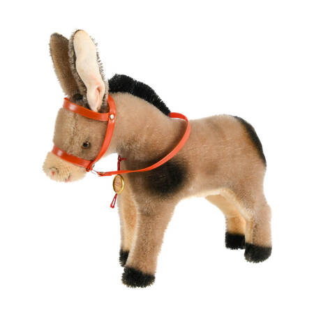German Hermann Teddy Mohair Donkey Plush Toy