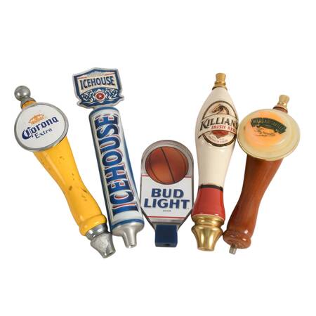 Five Brew Grips Beer Tap Handles