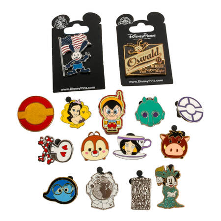 Fifteen Disney Trading Pins