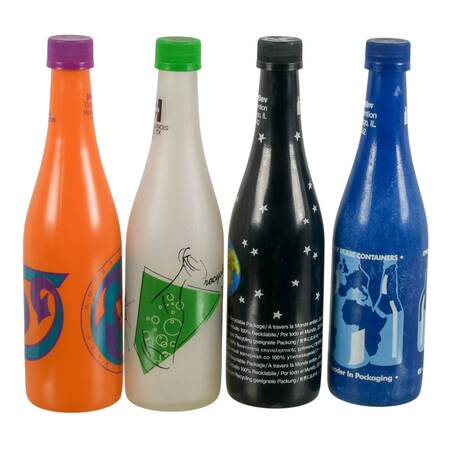 Four Recycling Themed NSDA Convention Commemorative Bottles 1990-1998