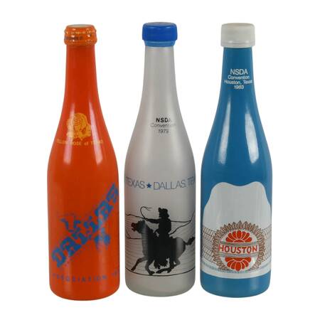 Set of Three Texas NSDA Convention Commemorative Bottles