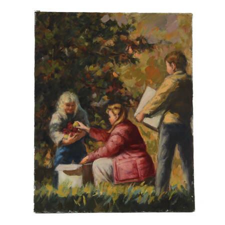 Original Oil on Canvas Titled "Family Still Life"