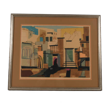 Framed Silkscreen Lithography Print of Riva Helfond's "Nauphia"