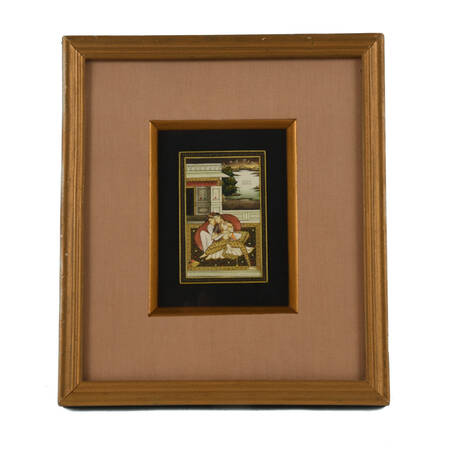 Indian Miniature Painting of Two People
