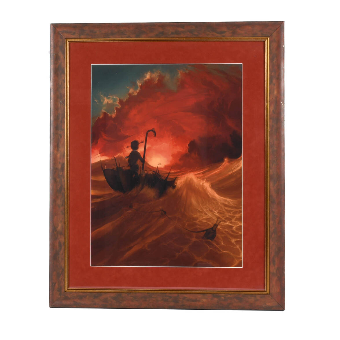 Framed "Save our Souls" Print by Cyril Rolando
