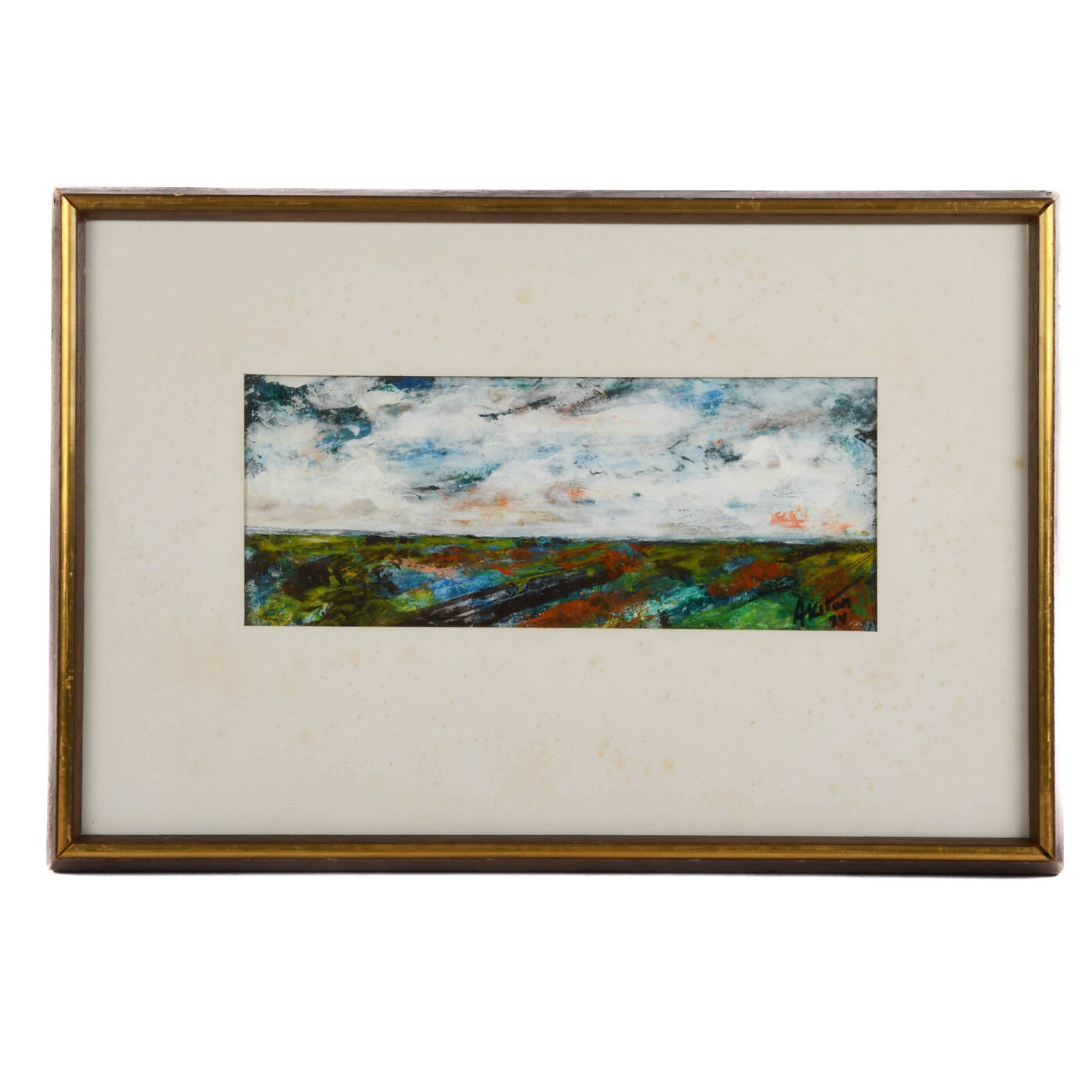 Framed Signed J. Akston "Exuberance of Spring, 1974" Artwork