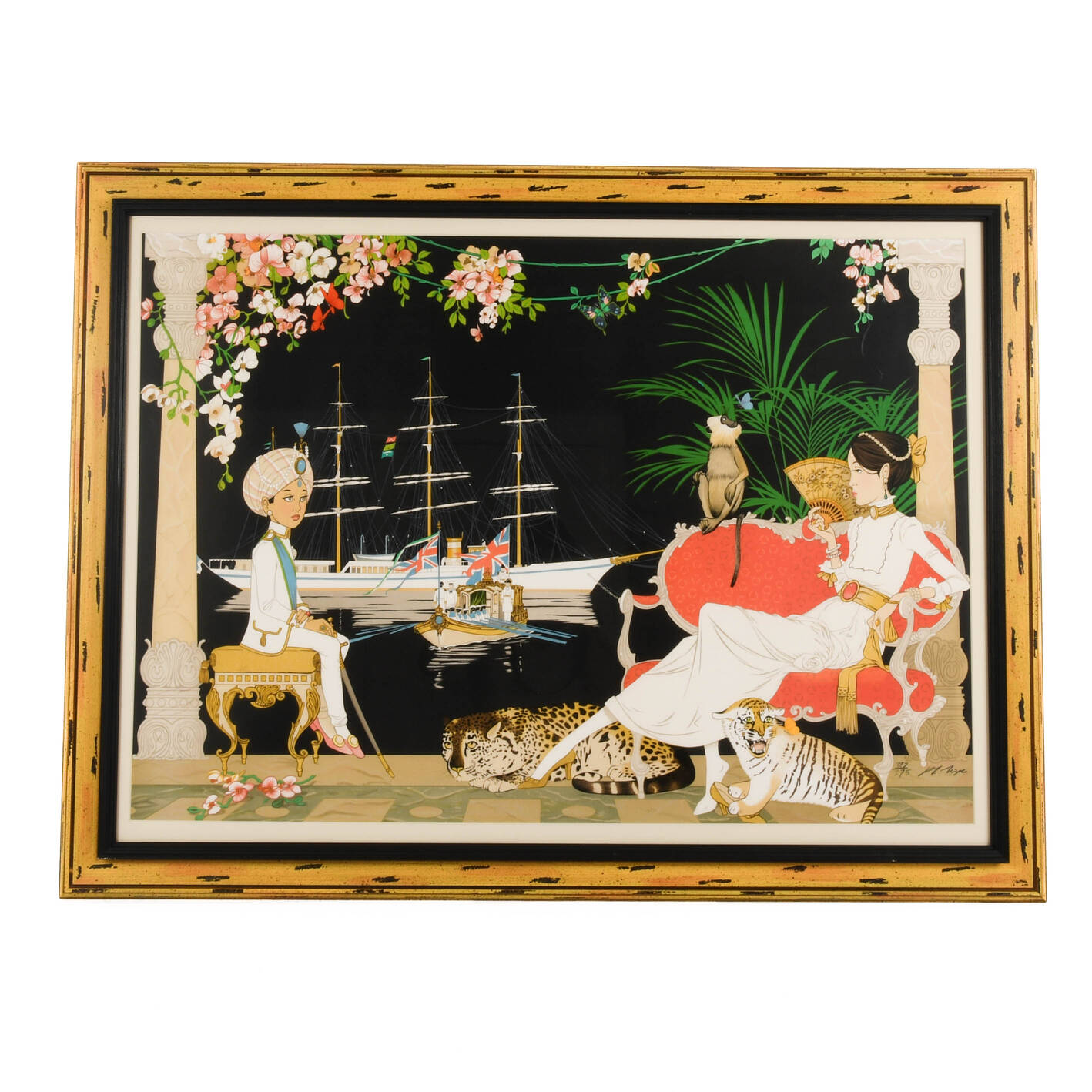 Philippe Henri Noyer "La Fille Du Maharaja" Limited-Edition Lithograph
