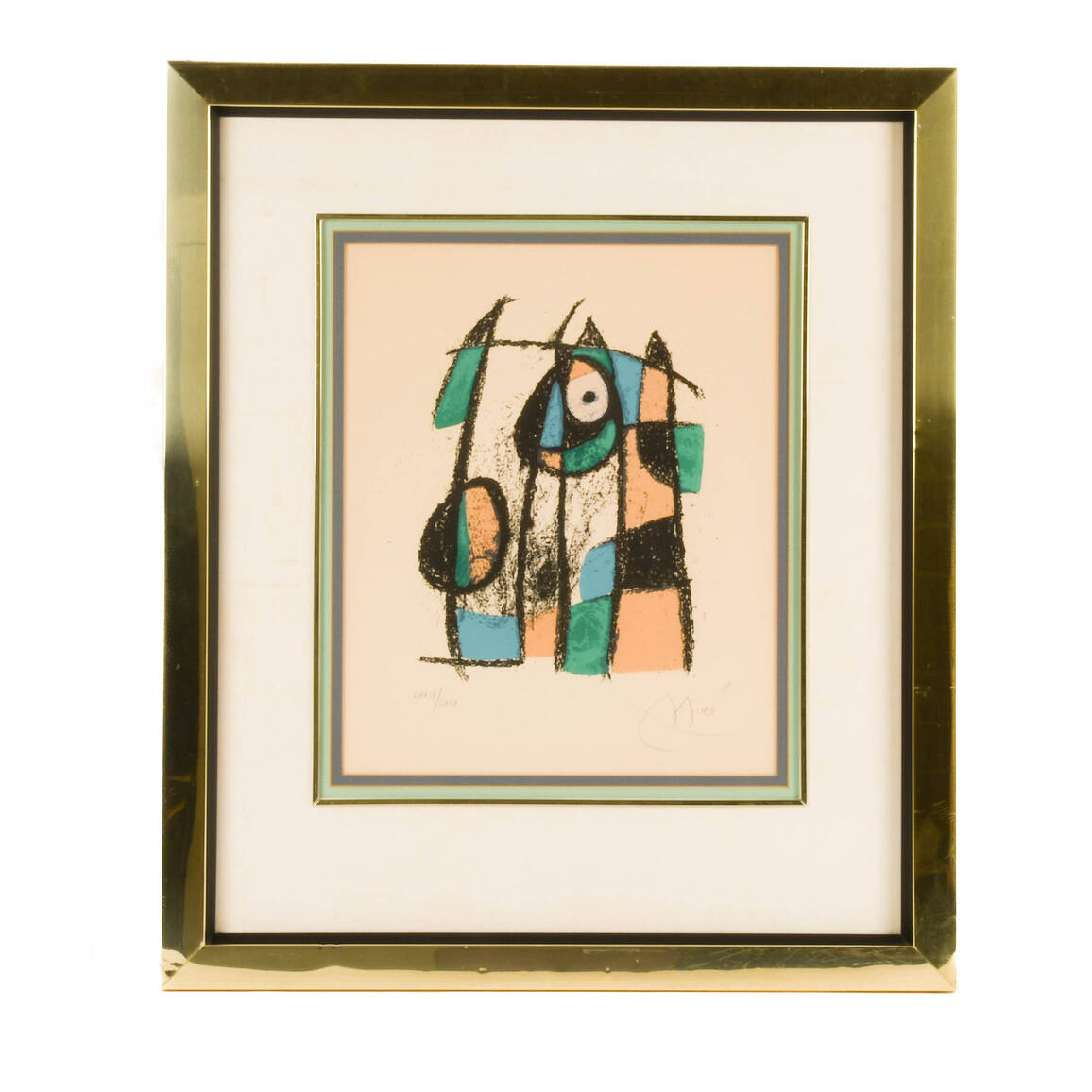 Signed Joan Miró "Lithographe II (Mourlot 1043)" Limited-Edition Lithograph