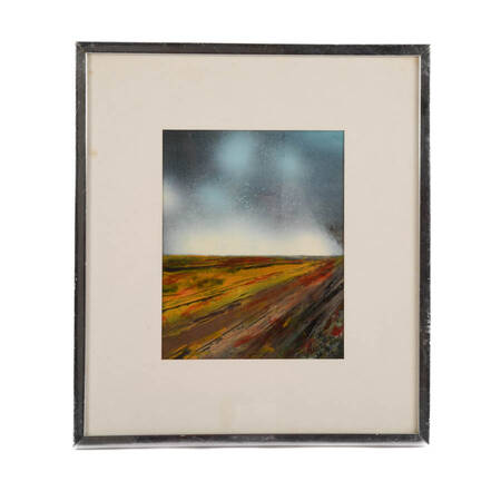 Framed J. Akston "Intensity and Calm" Oil on Paper
