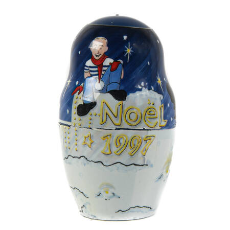 Jean Paul Gaultier 1997 "Le Male" Noël Perfume Bottle