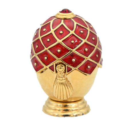 Estée Lauder 1995 Red Collector's Egg Solid Perfume Compact