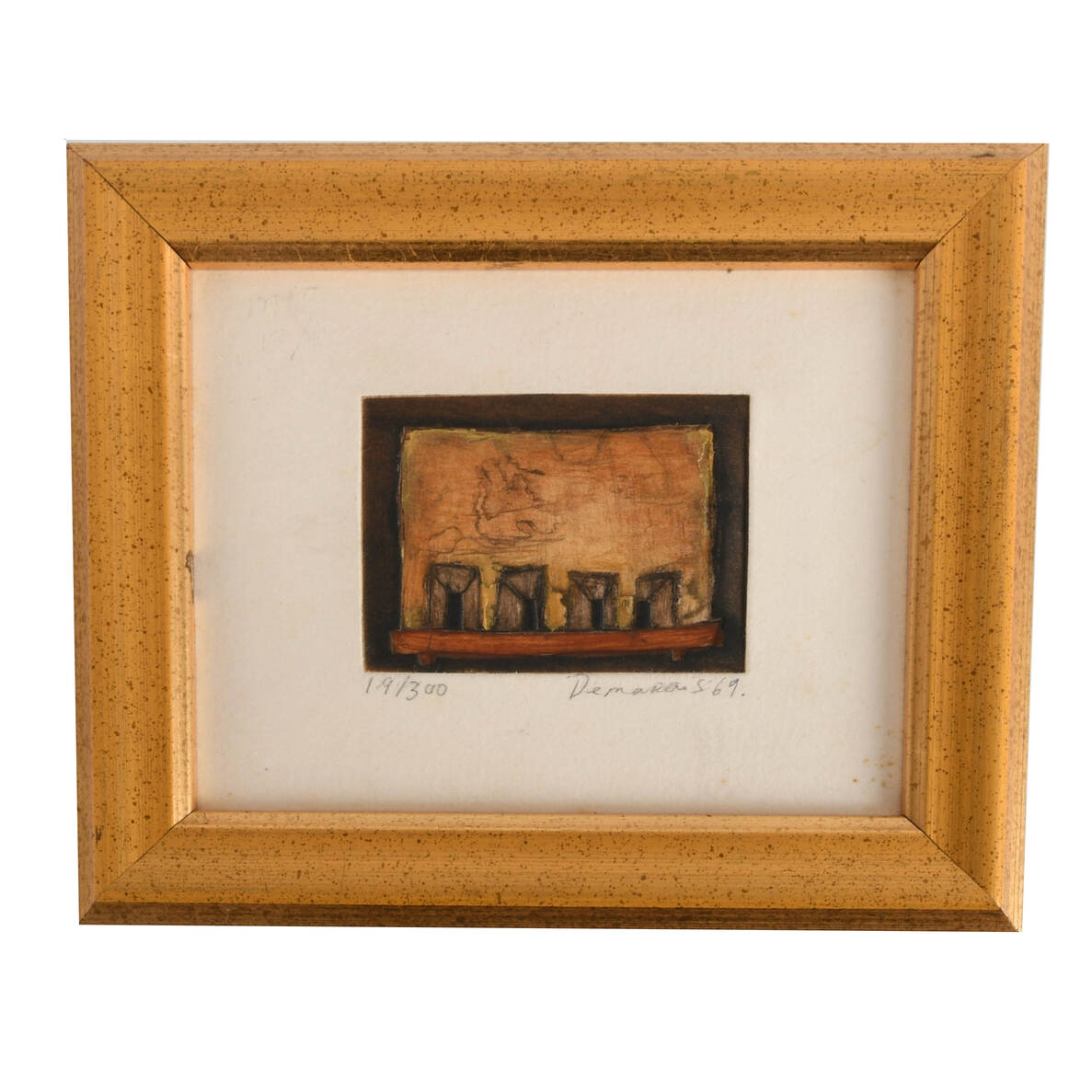 Signed and Numbered Joseph Demaras Watercolor