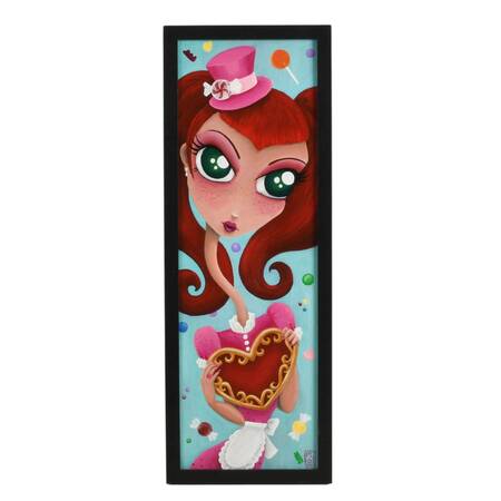 Framed "Sweetheart" Acrylic on Canvas Signed by Misha in 2010