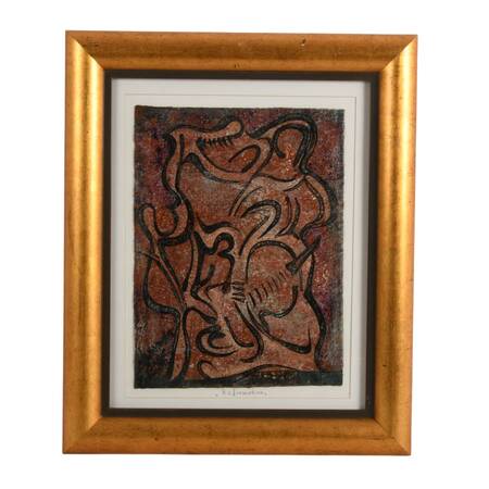 Framed "Reformation" Oil on Museum Board Signed by Alexander Gore