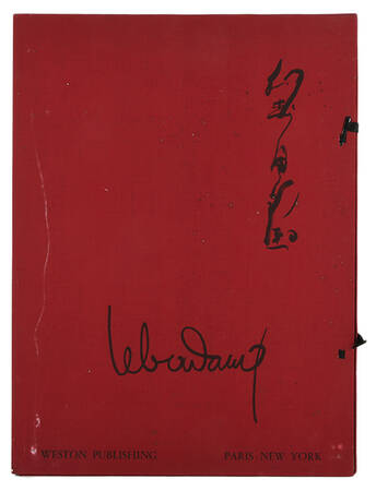 Portfolio of Ten Lithographs "Nature Prays Without Words" Signed Lebadang