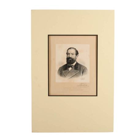 Portrait of Eduard Fischer, Austrian Bolzano-Merano Railway Director