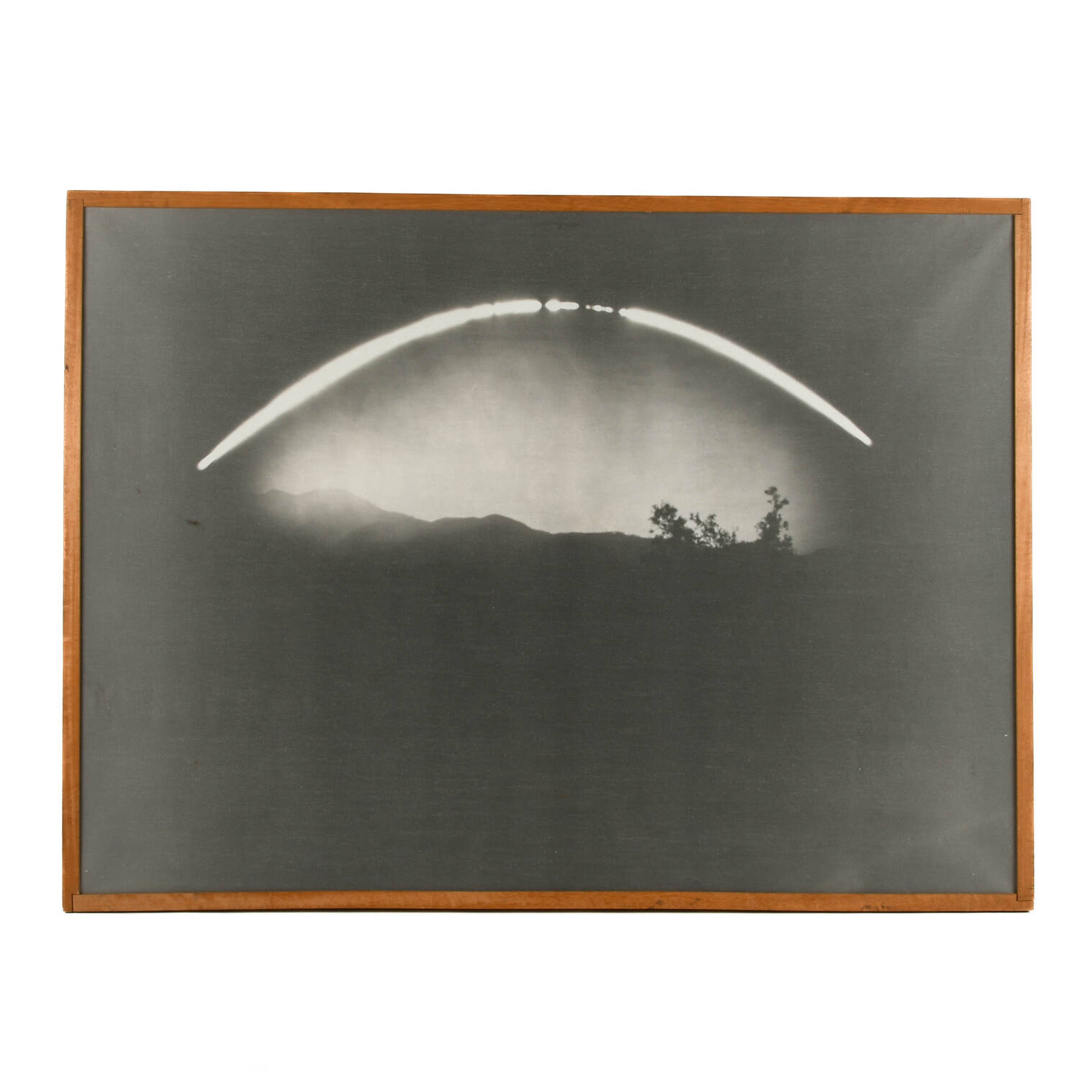 Signed Eclipse Photograph on Canvas