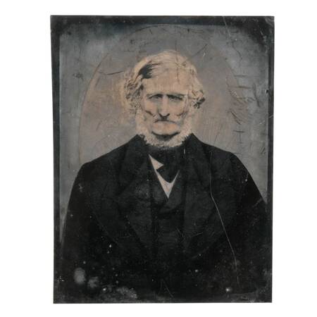 Civil War Era Whole Plate Daguerreotype Gentleman's Portrait Photograph