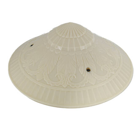 Art Deco Custard Uranium Glass Hanging Ceiling Light
