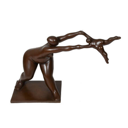 Julio Maragall (1936) Bronze Figural Grouping Limited-Edition 6/7 Sculpture