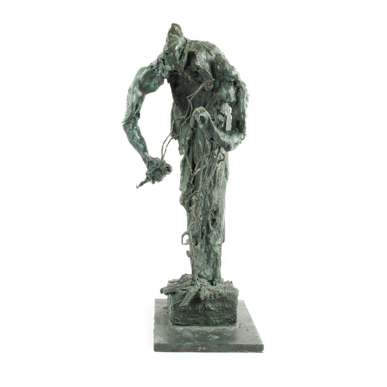 Papier-mâché and Plaster Abstract Figural Statue