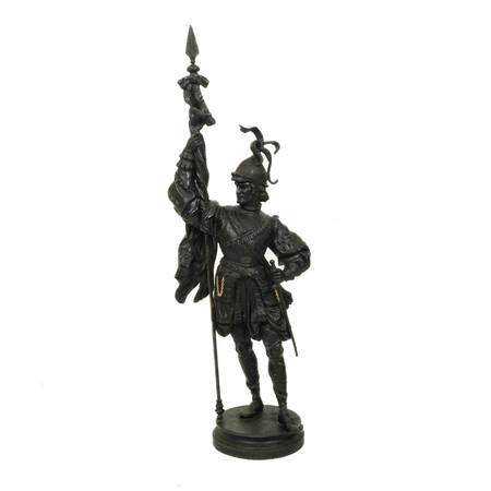 Cast Metal Roman Soldier