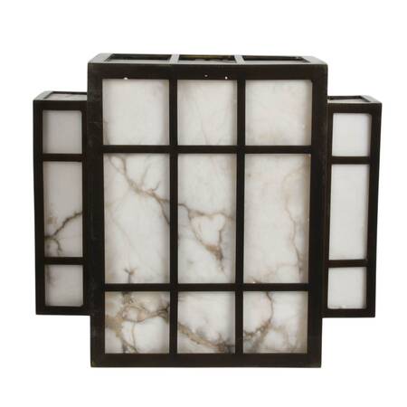 Brass and Alabaster Wall Fixture