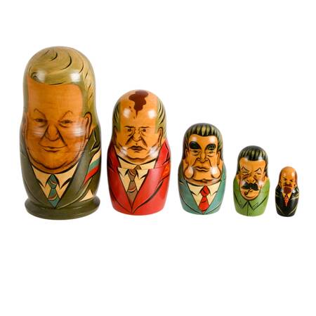 Set of Russian Political Leaders Matryoshka Dolls