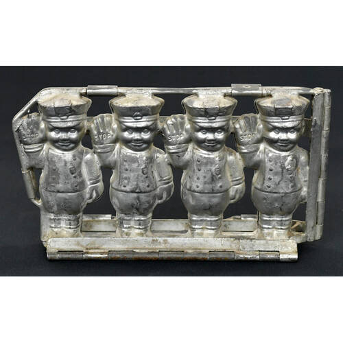 Circa 1930s Anton Reiche Four Officer Chocolate Mold