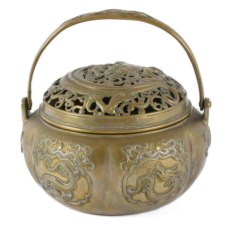 Chinese Brass Censer Burner