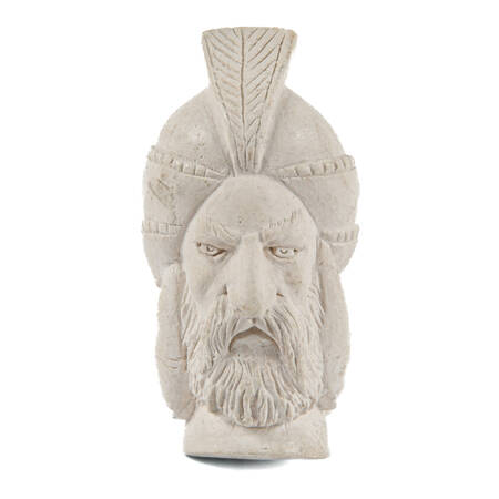 Antique Persian Prince Carved Meerschaum Pipe