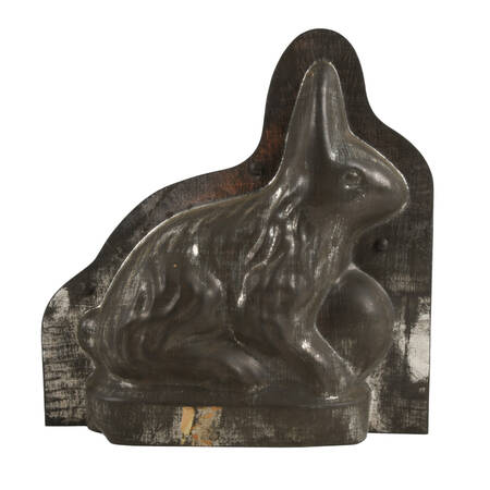 Antique Easter Bunny Tin Chocolate Mold