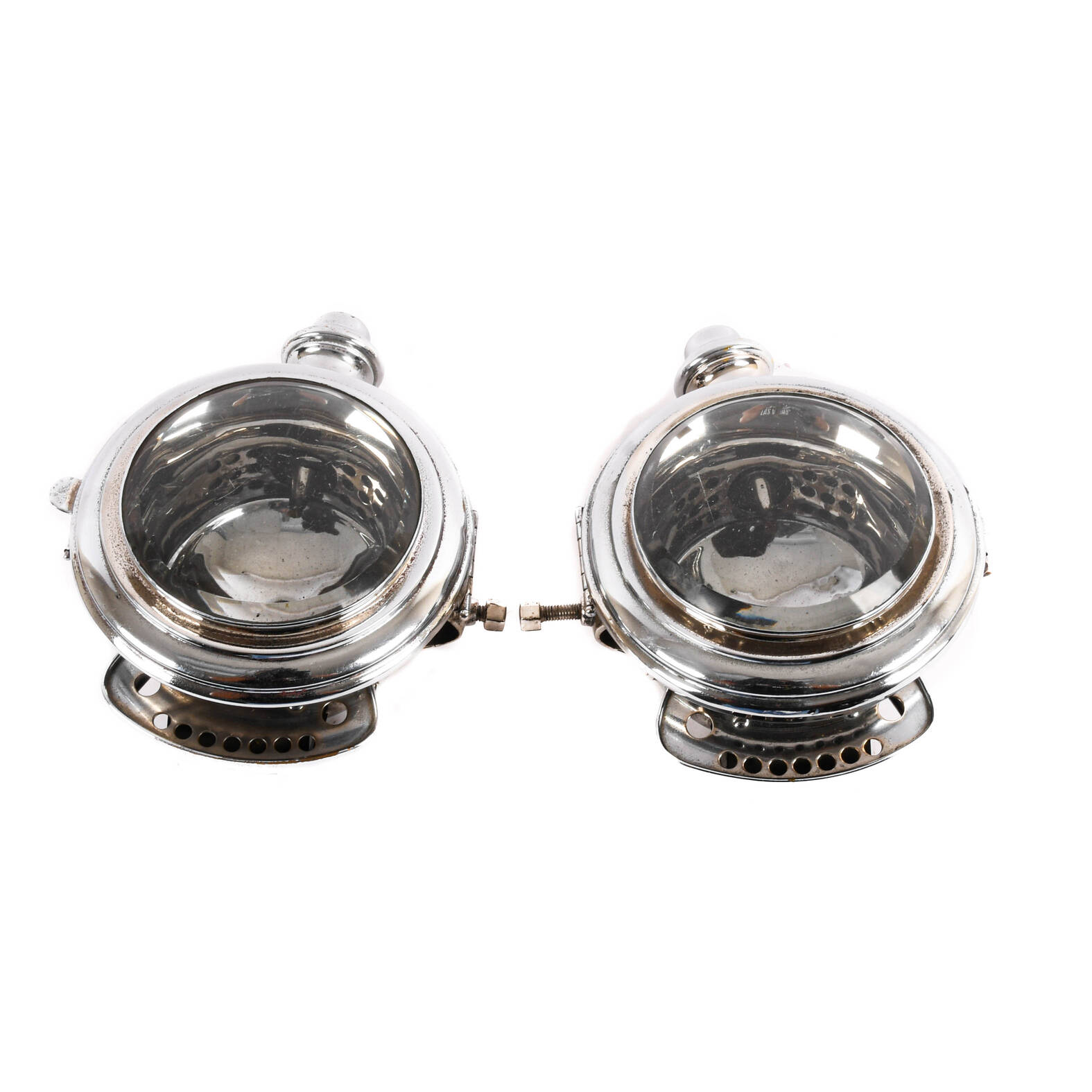 Pair of Metal Light Fixtures