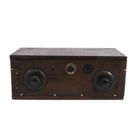 Antique Wood Cased Radio