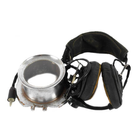World War II Coast Guard Porthole and Vietnam Radio Headset