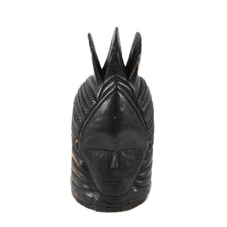 African Wood Mende Dance Mask
